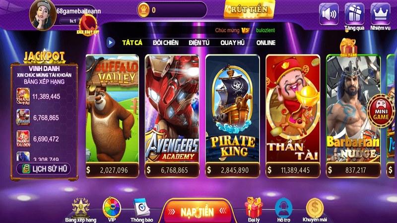 Tải app 68 Game Bài